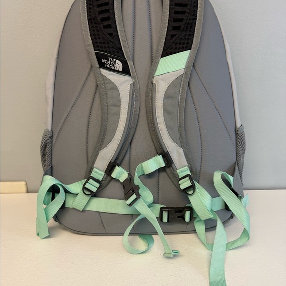 The North Face Jester Backpack Gray/Teal Hiking Outdoor Book Bag Travel Padded main image 9